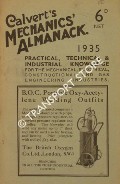 Book cover of Calvert's Mechanics' Almanack 1935 by ENDSOR, William (ed.)